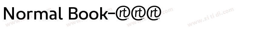 Normal Book字体转换